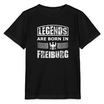 Les légendes de Fribourg - T-shirt bio MINI CREATOR Stanley/Stella Enfant - noir - Devant - Mikhail (115cm)