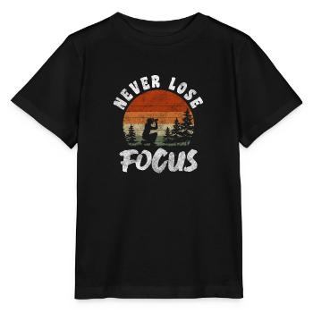 Fotografin Foto Spiegelreflexkamera Fotos - Stanley/Stella Kinder T-Shirt MINI CREATOR  - Schwarz - Vorne - Mikhail (115cm)