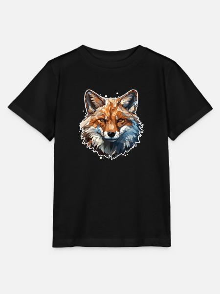 Fuchs - Illustration - Stanley/Stella Kinder T-Shirt MINI CREATOR  - Schwarz