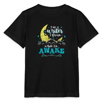 Écrivains, Livres, Poètes, Blogueurs - T-shirt bio MINI CREATOR Stanley/Stella Enfant - noir - Devant - Mikhail (115cm)