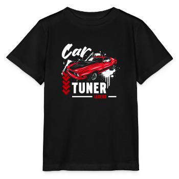 Auto Leistung Schrauber Kfz - Stanley/Stella Kinder T-Shirt MINI CREATOR  - Schwarz - Vorne - Mikhail (115cm)