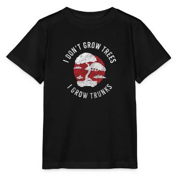 Japan Kunst Entspannung Pflanze - Stanley/Stella Kinder T-Shirt MINI CREATOR  - Schwarz - Vorne - Mikhail (115cm)