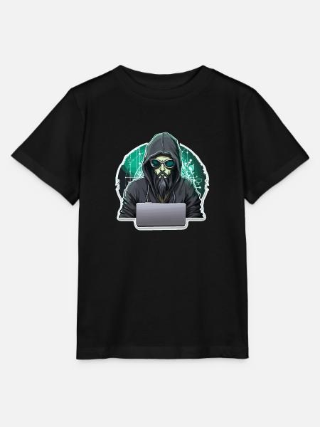 Ethical Hacker - Illustration - Stanley/Stella Kinder T-Shirt MINI CREATOR - Schwarz