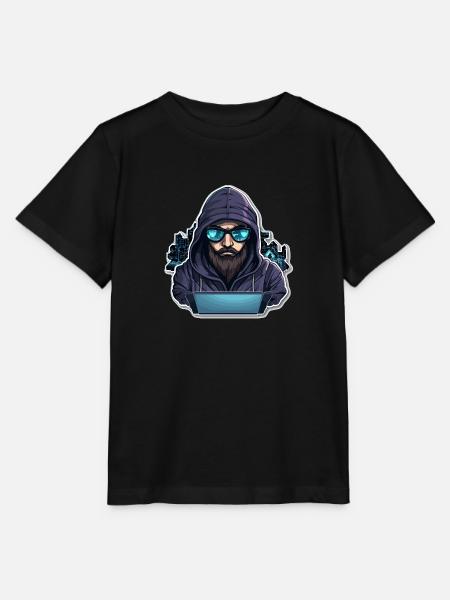 Ethical Hacker - Illustration - Stanley/Stella Kinder T-Shirt MINI CREATOR - Schwarz
