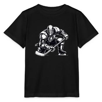 Hockey Ritter - Stanley/Stella Kinder T-Shirt MINI CREATOR  - Schwarz - Vorne - Mikhail (115cm)