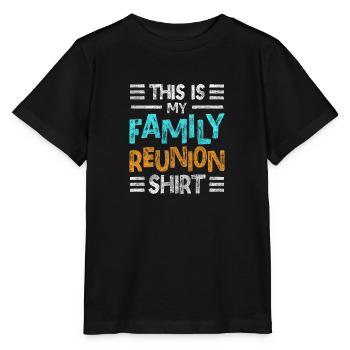 Familientreffen Dinner Zusammensein - Stanley/Stella Kinder T-Shirt MINI CREATOR  - Schwarz - Vorne - Mikhail (115cm)