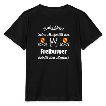 La Majesté de Fribourg - T-shirt bio MINI CREATOR Stanley/Stella Enfant - noir - Devant - Mikhail (115cm)