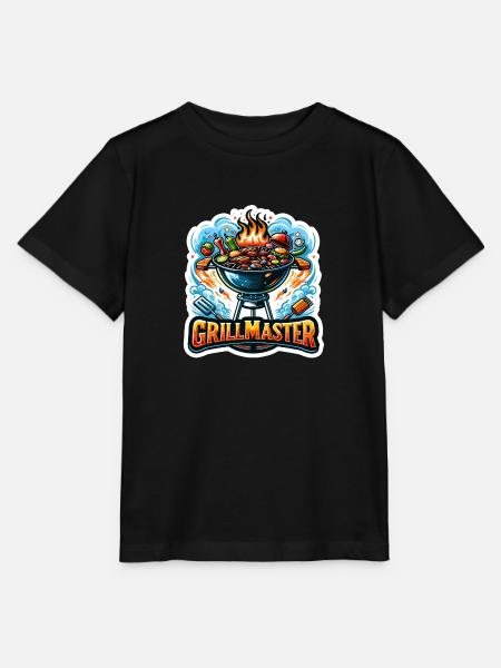 GrillMaster - Grill Illustration - Stanley/Stella Kinder T-Shirt MINI CREATOR  - Schwarz