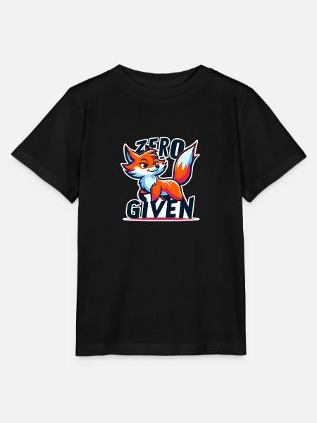 Zero Given - Fuchs Illustration - Stanley/Stella Kinder T-Shirt MINI CREATOR - Schwarz