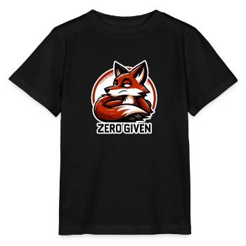 Zero Given - Fuchs Illustration - Stanley/Stella Kinder T-Shirt MINI CREATOR  - Schwarz - Vorne - Mikhail (115cm)