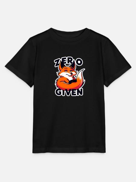 Zero Given - Fuchs Illustration - Stanley/Stella Kinder T-Shirt MINI CREATOR  - Schwarz