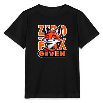 Zero Given - Fuchs Illustration - Stanley/Stella Kinder T-Shirt MINI CREATOR  - Schwarz - Vorne - Mikhail (115cm)