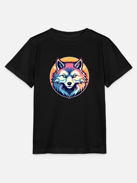 Werwolf Halloween Illustration - Stanley/Stella Kinder T-Shirt MINI CREATOR - Schwarz