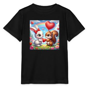 Valentine's Day 1000px - Stanley/Stella MINI CREATOR Kids’ T-Shirt - black - Front - Mikhail (115cm)