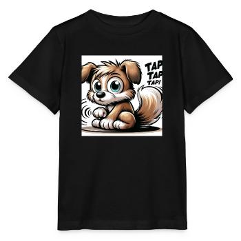 Tap Dance Whiskers - Stanley/Stella Kinder T-Shirt MINI CREATOR  - Schwarz - Vorne - Mikhail (115cm)