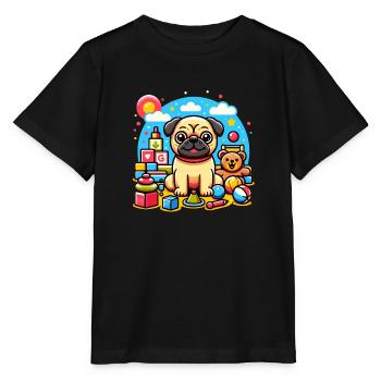 Carlin Anniversaire Enfants - T-shirt bio MINI CREATOR Stanley/Stella Enfant - noir - Devant - Mikhail (115cm)