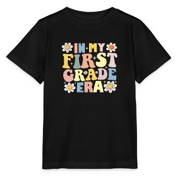Teacher Students 1st Grade In My First Grade Era - Stanley/Stella MINI CREATOR Kids’ T-Shirt - black - Front - Mikhail (115cm)