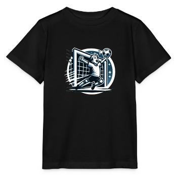 Encourager le football - T-shirt bio MINI CREATOR Stanley/Stella Enfant - noir - Devant - Mikhail (115cm)