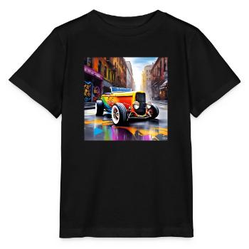 Hotrod V8 - Stanley/Stella MINI CREATOR Kids’ T-Shirt - black - Front - Mikhail (115cm)