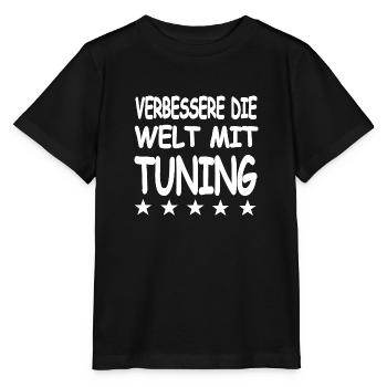 Tuning - Stanley/Stella Kinder T-Shirt MINI CREATOR  - Schwarz - Vorne - Mikhail (115cm)