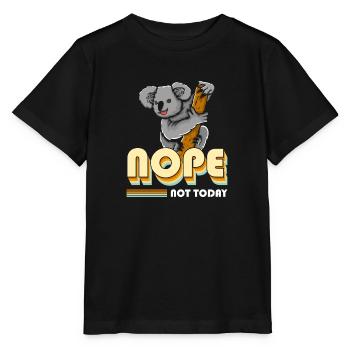 Eukalyptus Tier Australien - Stanley/Stella Kinder T-Shirt MINI CREATOR  - Schwarz - Vorne - Mikhail (115cm)