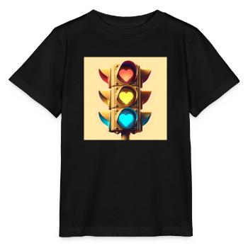 Dont Stop! - Stanley/Stella Kinder T-Shirt MINI CREATOR  - Schwarz - Vorne - Mikhail (115cm)