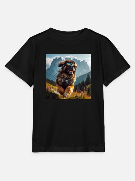 Leonberger Kunst - Stanley/Stella Kinder T-Shirt MINI CREATOR  - Schwarz