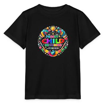 Dekodierung von untergeordneten Eltern wird ausgeführt - Stanley/Stella Kinder T-Shirt MINI CREATOR  - Schwarz - Vorne - Mikhail (115cm)