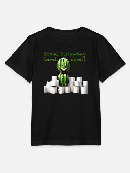 Social Distancing Level Expert - Stanley/Stella Kinder T-Shirt MINI CREATOR  - Schwarz