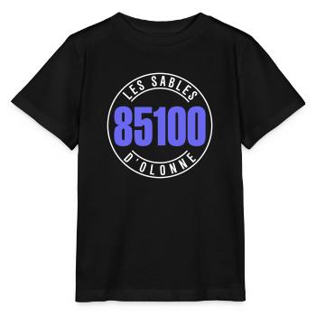 Les Sables d'Olonne 85100 - T-shirt bio MINI CREATOR Stanley/Stella Enfant - noir - Devant - Mikhail (115cm)