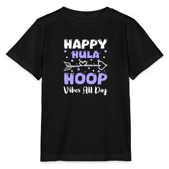 Hulahoop Slimming Fun - Stanley/Stella MINI CREATOR Kids’ T-Shirt - black - Front - Mikhail (115cm)