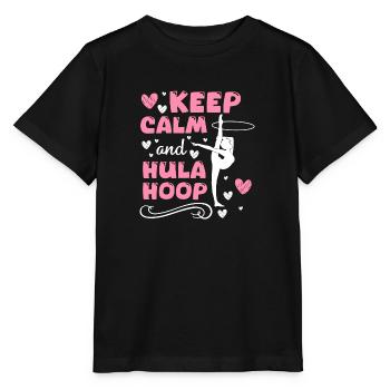 Motivation de l’entraînement Hulahoop - T-shirt bio MINI CREATOR Stanley/Stella Enfant - noir - Devant - Mikhail (115cm)