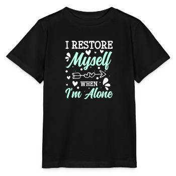 Antisozial Sarkasmus Schüchternheit Asozial - Stanley/Stella Kinder T-Shirt MINI CREATOR  - Schwarz - Vorne - Mikhail (115cm)