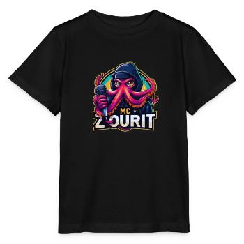 MC ZOURIT - T-shirt bio MINI CREATOR Stanley/Stella Enfant - noir - Devant - Mikhail (115cm)