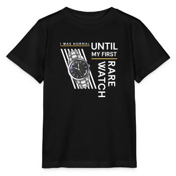 Watch Lovers Time Montre de luxe suisse - T-shirt bio MINI CREATOR Stanley/Stella Enfant - noir - Devant - Mikhail (115cm)