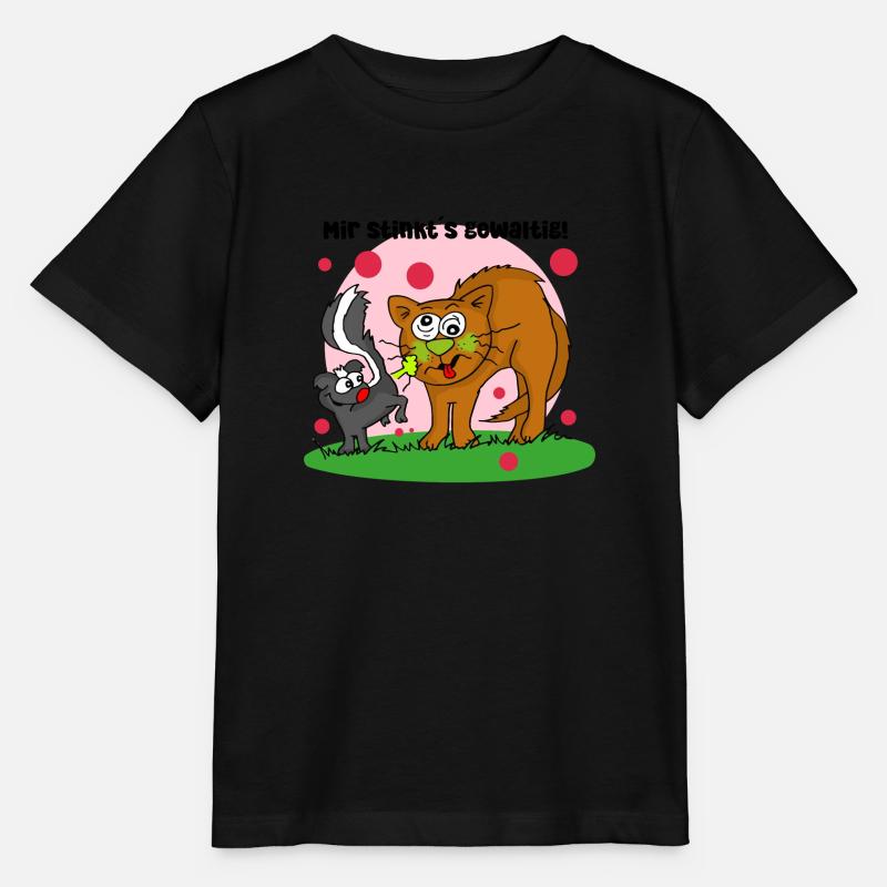 mir stinkts gewaltig - Stanley/Stella Kinder T-Shirt MINI CREATOR  - Schwarz
