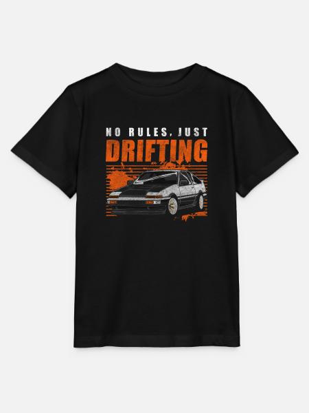 Drifting Rennen - Stanley/Stella Kinder T-Shirt MINI CREATOR  - Schwarz