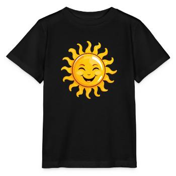 Soleil Rayon de soleil - T-shirt bio MINI CREATOR Stanley/Stella Enfant - noir - Devant - Mikhail (115cm)