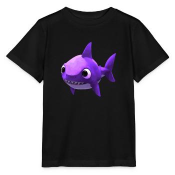 Pinker Babyhai - Süß und Stylisch - Stanley/Stella Kinder T-Shirt MINI CREATOR  - Schwarz - Vorne - Mikhail (115cm)