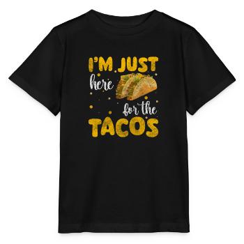 Mexican Hunger Celebration Sombrero - Stanley/Stella MINI CREATOR Kids’ T-Shirt - black - Front - Mikhail (115cm)