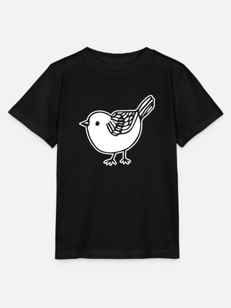 Vogel - Stanley/Stella Kinder T-Shirt MINI CREATOR - Schwarz