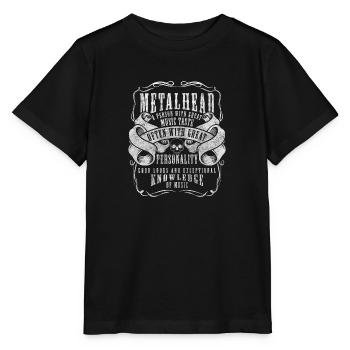 Metal Band Metaller - Stanley/Stella MINI CREATOR Kids’ T-Shirt - black - Front - Mikhail (115cm)