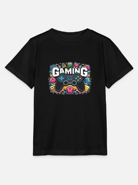 Gaming - Controller - Stanley/Stella Kinder T-Shirt MINI CREATOR - Schwarz