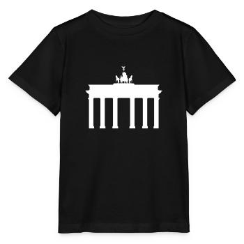 Berlin Brandenburger Tor - Stanley/Stella Kinder T-Shirt MINI CREATOR  - Schwarz - Vorne - Mikhail (115cm)