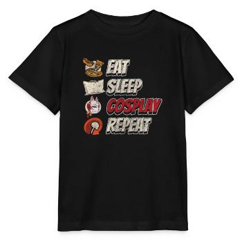 Cosplay Hobby Jeux Mignon - T-shirt bio MINI CREATOR Stanley/Stella Enfant - noir - Devant - Mikhail (115cm)