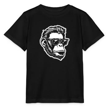 Monkey Monkey Monkey Face - Stanley/Stella MINI CREATOR Kids’ T-Shirt - black - Front - Mikhail (115cm)