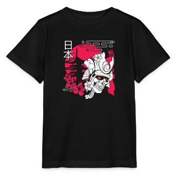 Orient Drachen Mythologie Zeitreise - Stanley/Stella Kinder T-Shirt MINI CREATOR  - Schwarz - Vorne - Mikhail (115cm)