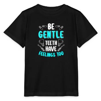 Zähne Bohrer Pflege Orthopäde - Stanley/Stella Kinder T-Shirt MINI CREATOR  - Schwarz - Vorne - Mikhail (115cm)