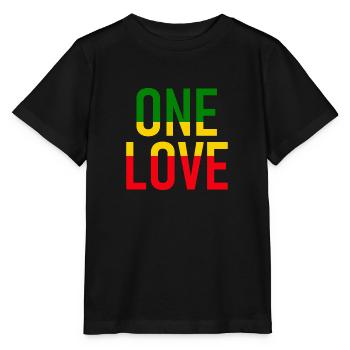 ONE LOVE - Musique Reggae - Musik - T-shirt bio MINI CREATOR Stanley/Stella Enfant - noir - Devant - Mikhail (115cm)