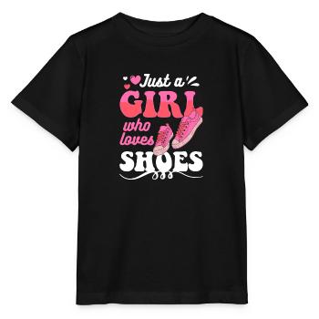 Schuh Liebhaber Design - Stanley/Stella Kinder T-Shirt MINI CREATOR  - Schwarz - Vorne - Mikhail (115cm)